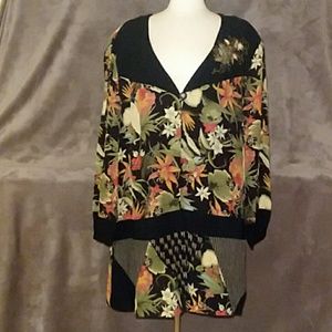 Vintage Carole Little Kimono Top